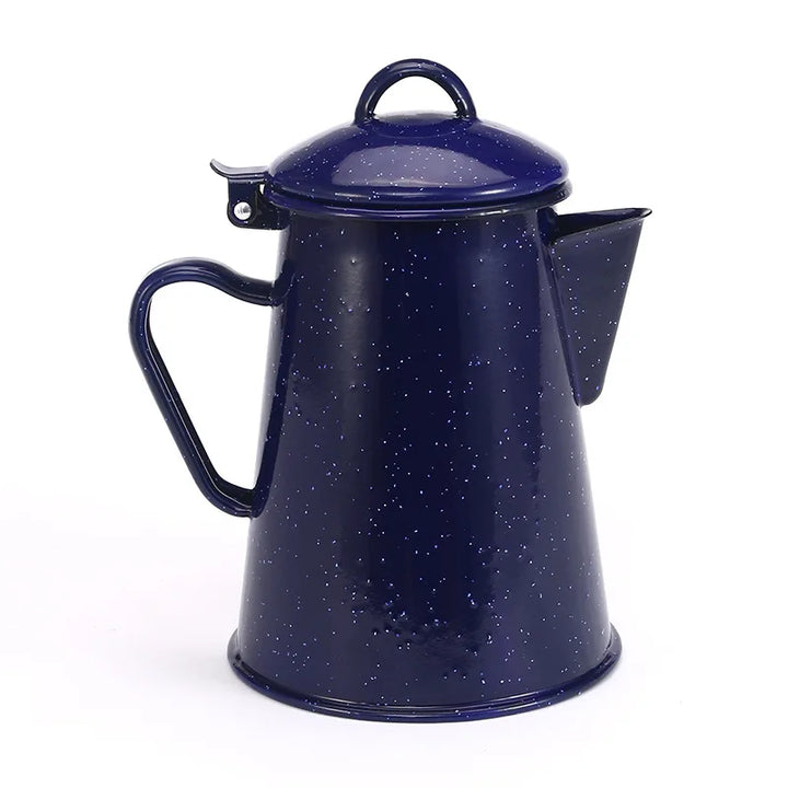 Stor kapasitet emaljert håndtak kjele for kaffe te vann emaljekjele | Skanto