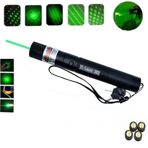 Høyytelses Laserpointer 303 | Kraftig Grønn Stråle for Langdistanse | Skanto
