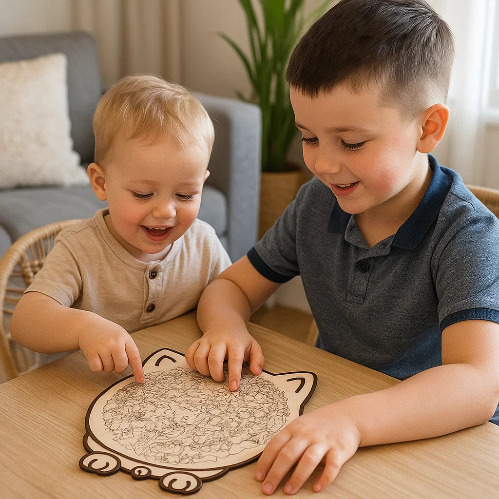 Skanto | Kattepuslespill laget av tre