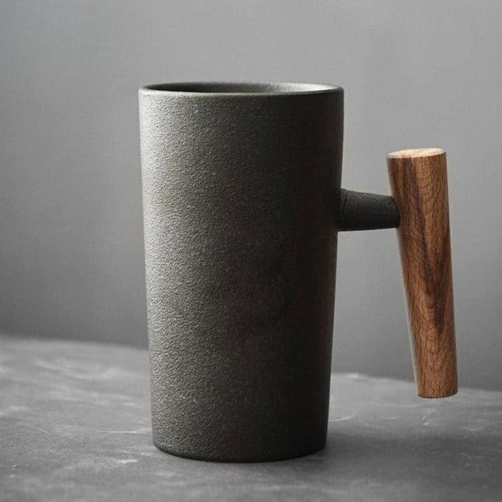 LATTECRAFT – Nordic Earth Latte-kopper, Handgefertigte Keramik-Kaffeebecher med ergonomisk Griff