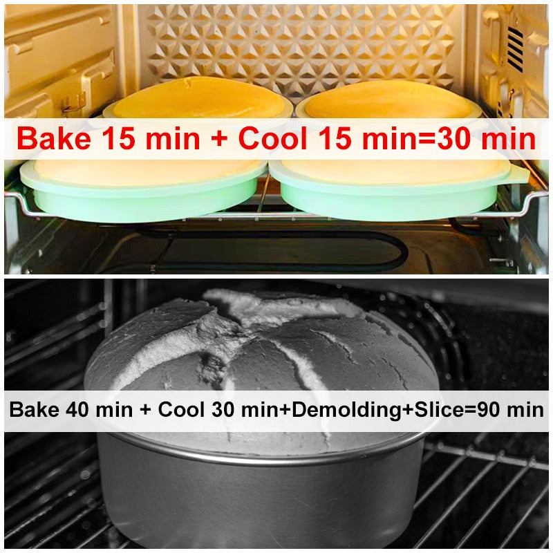 Lagdelte Runde Form Mold Kjøkken Bakeutstyr Bakeform Bakepanne Verktøy | Skanto