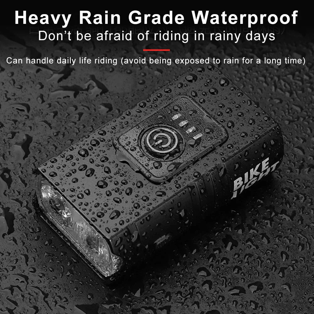 Norvo | LED Sykkellys – Oppladbart USB sykkellys med 1500 lumen for maksimal synlighet om natten