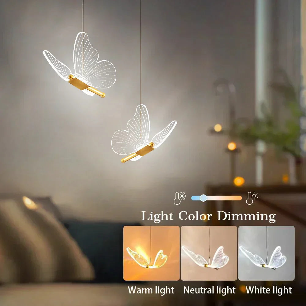 Skanto | LED Sommerfugl Pendellamper - ButterLuxe