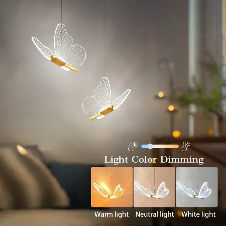 Skanto | LED Sommerfugl Pendellamper - ButterLuxe