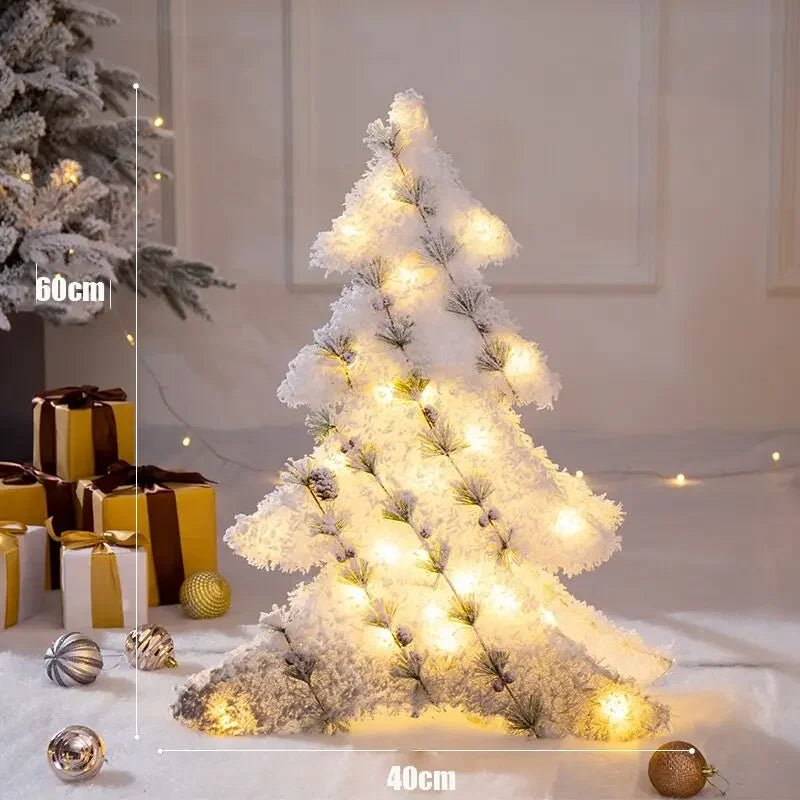 Skanto | LED Julepynt – Snømann, Rådyr & Gaveeske Ornamenter med Lys