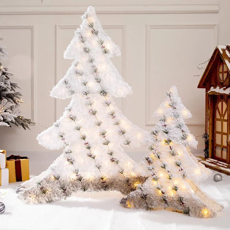Skanto | LED Julepynt – Snømann, Rådyr & Gaveeske Ornamenter med Lys