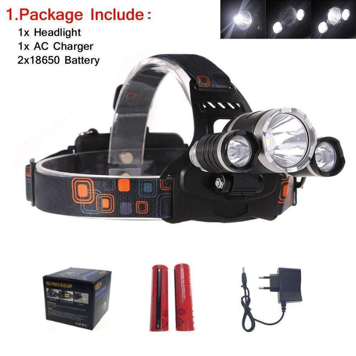Skanto | Linterna frontal 13000LM LED Hodelykt