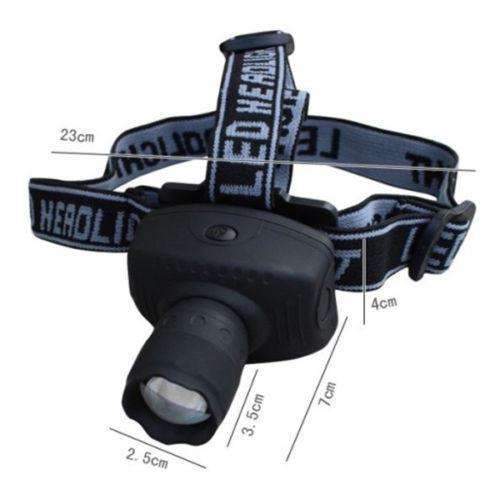 Skanto | Mini LED Zoombar Hodelykt - Zoombar Hodelykt Lys Sykkel Lampe For Camping