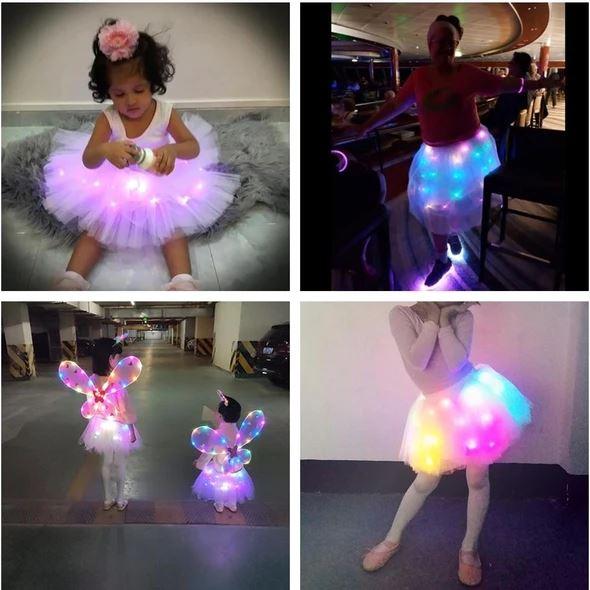 Skanto | Magisk & Glødende LED Tulle Skirt