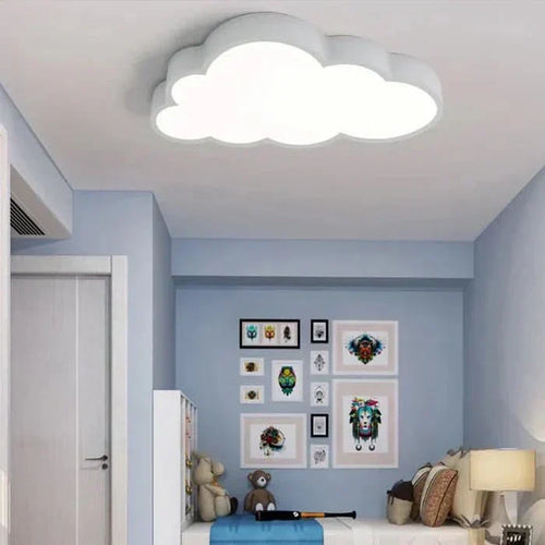 LED-Deckenleuchte i Wolken-Design for barnerom