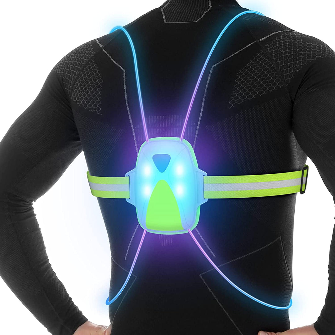 Skanto | LED Sikkerhetsvest for Løping - ReflectSafe