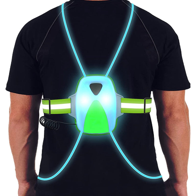 Skanto | LED Sikkerhetsvest for Løping - ReflectSafe