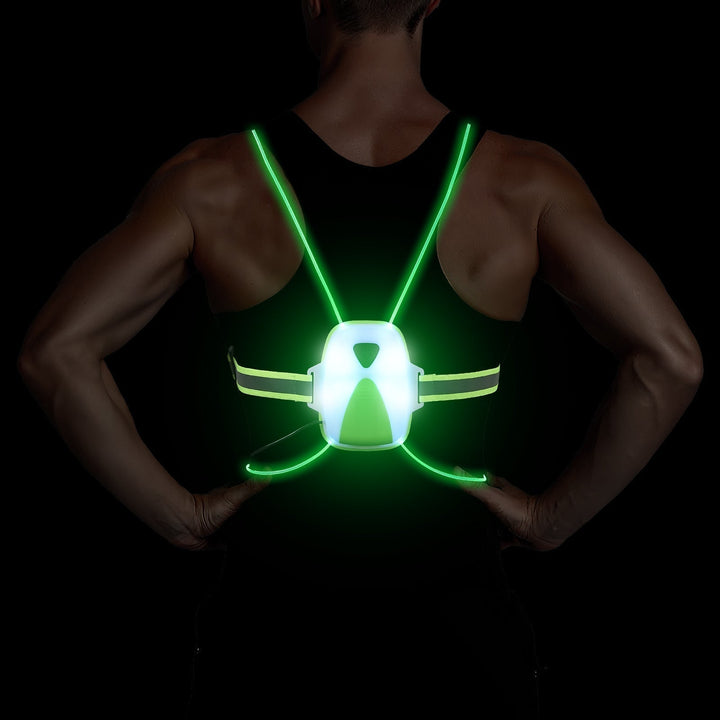 Skanto | LED Sikkerhetsvest for Løping - ReflectSafe