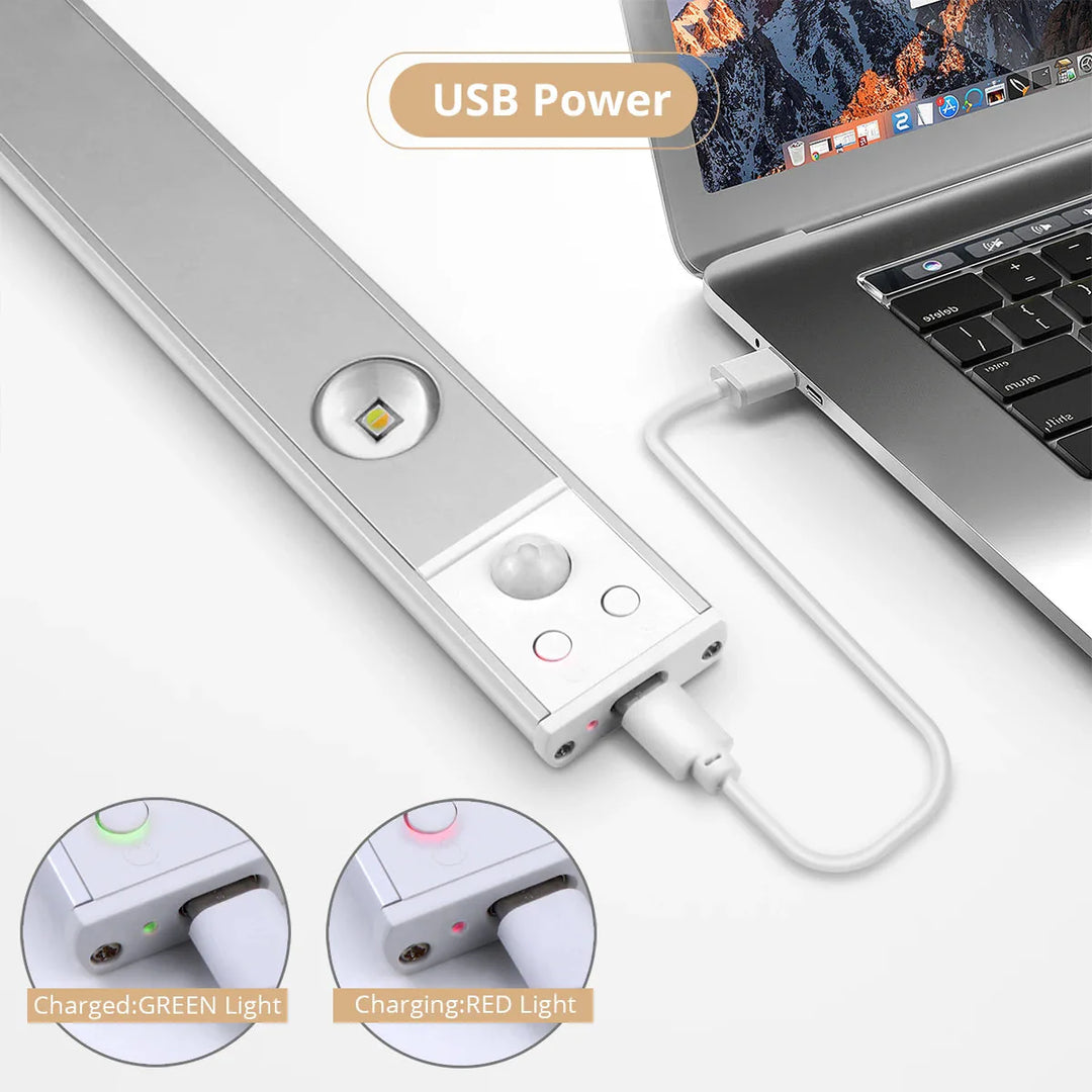 LED Under Cabinet Spot Light Rechargeable Magnet Night Light | Skanto