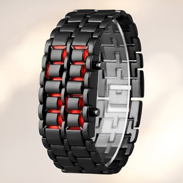 Lava Watch - Trendy LED Armbåndsur med Unik Design Skanto