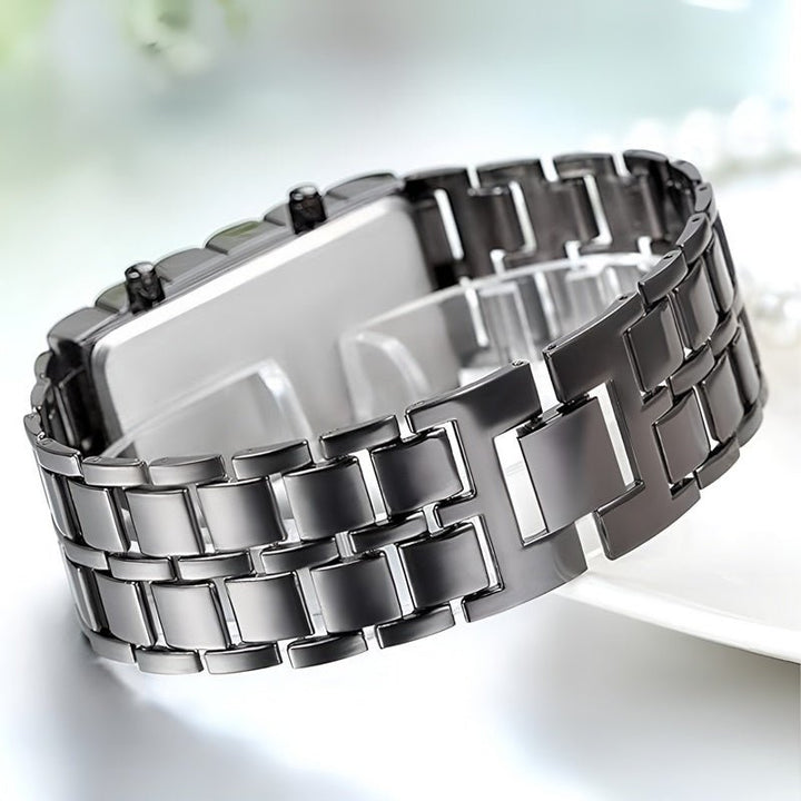 Lava Watch - Trendy LED Armbåndsur med Unik Design Skanto