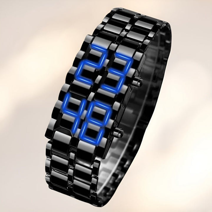 Lava Watch - Trendy LED Armbåndsur med Unik Design Skanto