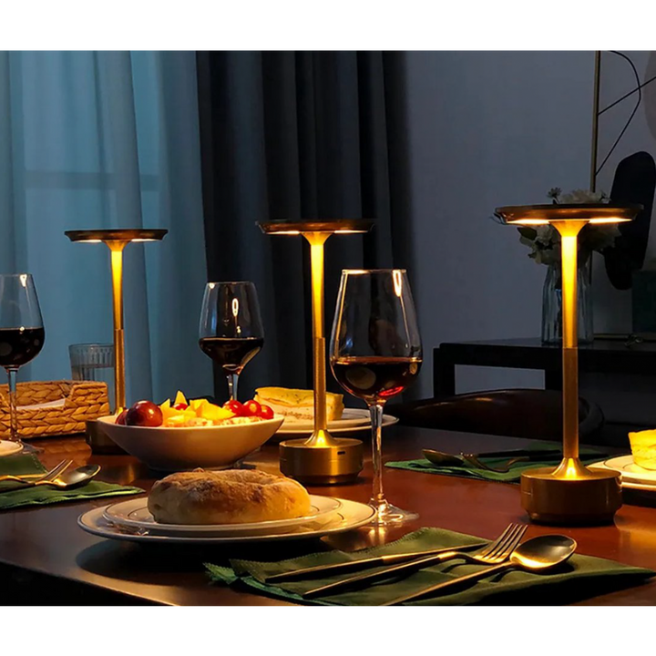 ClarityGlow Luxury Edition | Trådlamp LED Bordlampe | Skanto