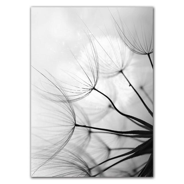 Skanto | Dandelion Canvas Veggkunst på Premium Bomull Lerret