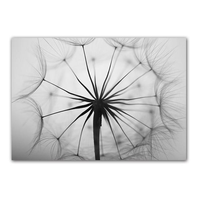 Skanto | Dandelion Canvas Veggkunst på Premium Bomull Lerret