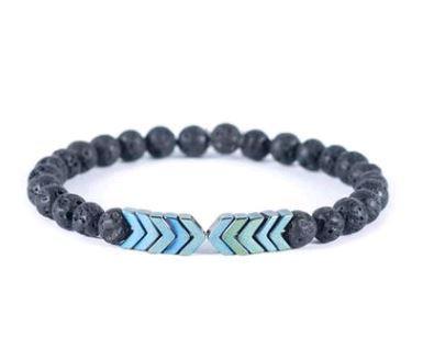 Skanto | Diffuser Lava Stein Armbånd