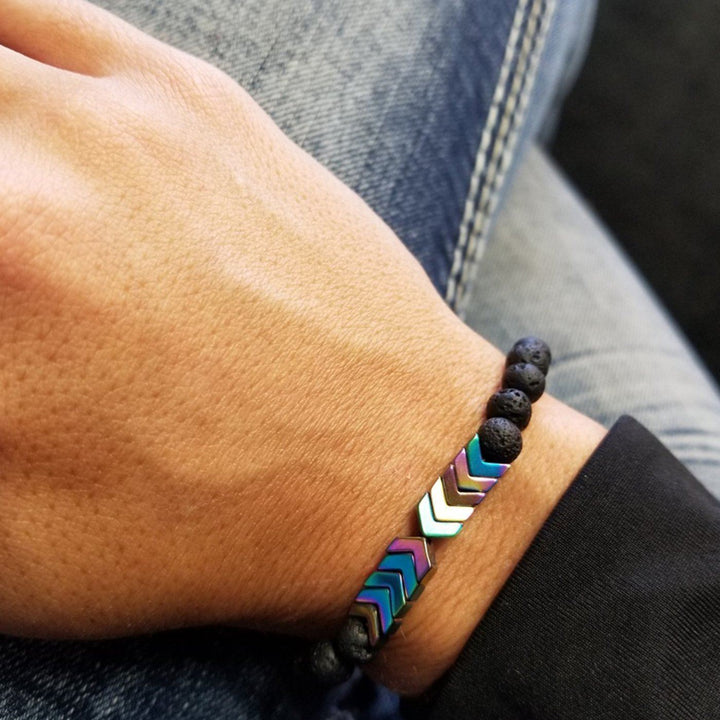 Skanto | Diffuser Lava Stein Armbånd