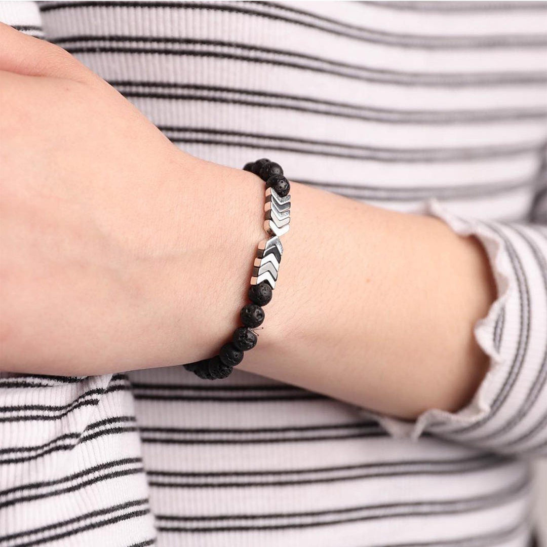 Skanto | Diffuser Lava Stein Armbånd
