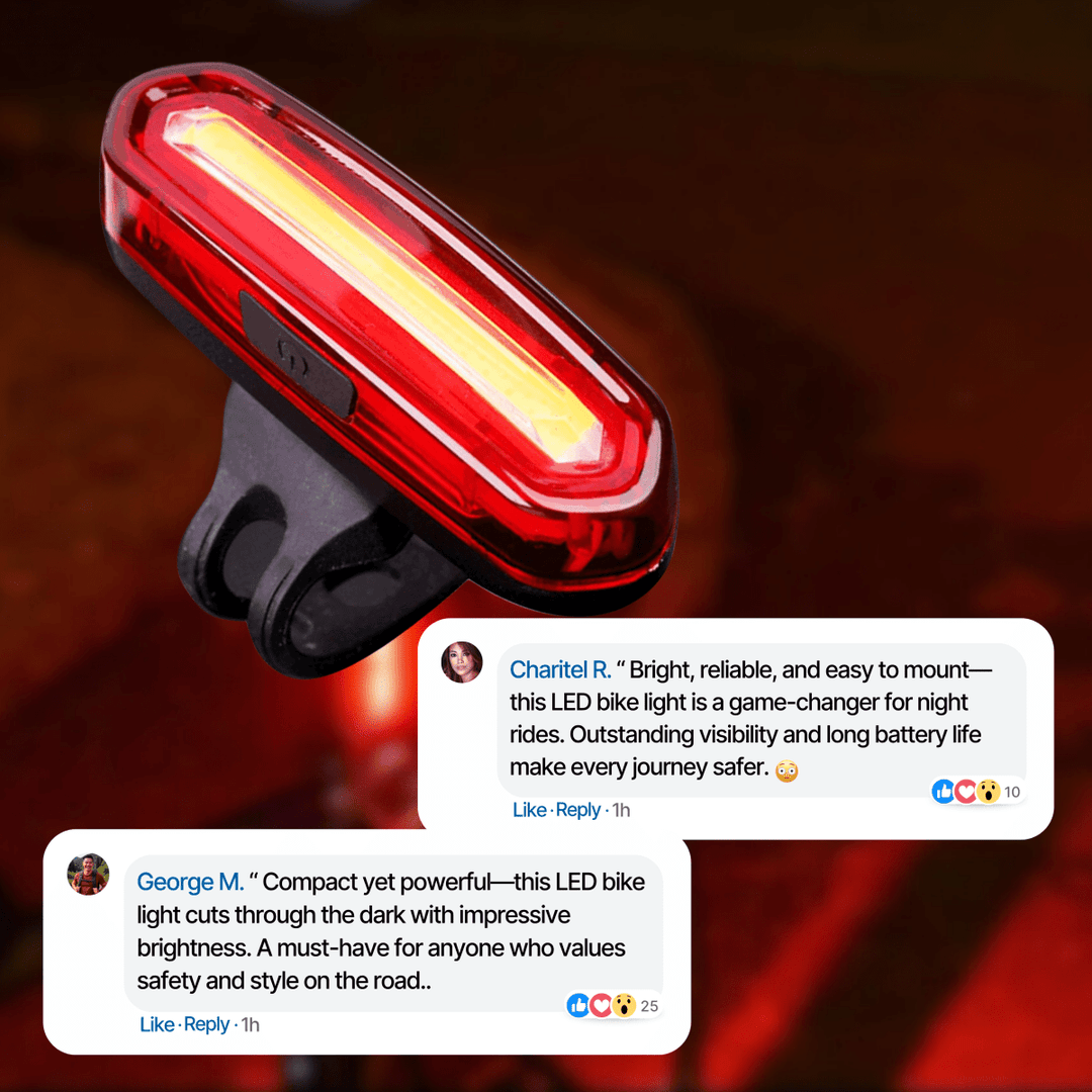 Skanto | Lightup – Oppladbart LED-sykkellys for optimal synlighet