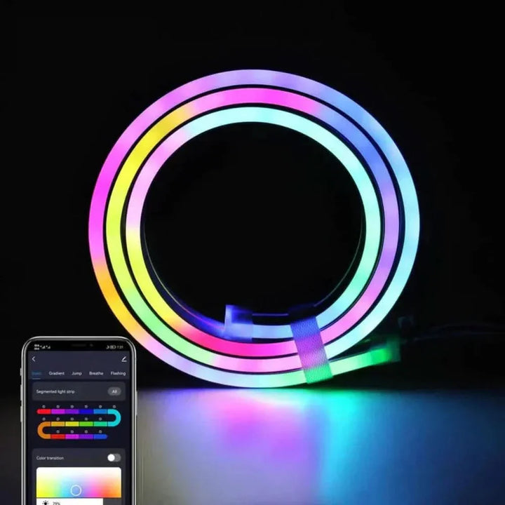 Skanto | RGB Neon LED Tau lys med app-kontroll