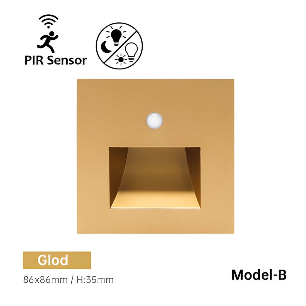 Skanto | LITEWALK – LED trinnlys med smart bevegelsessensor for moderne interiører