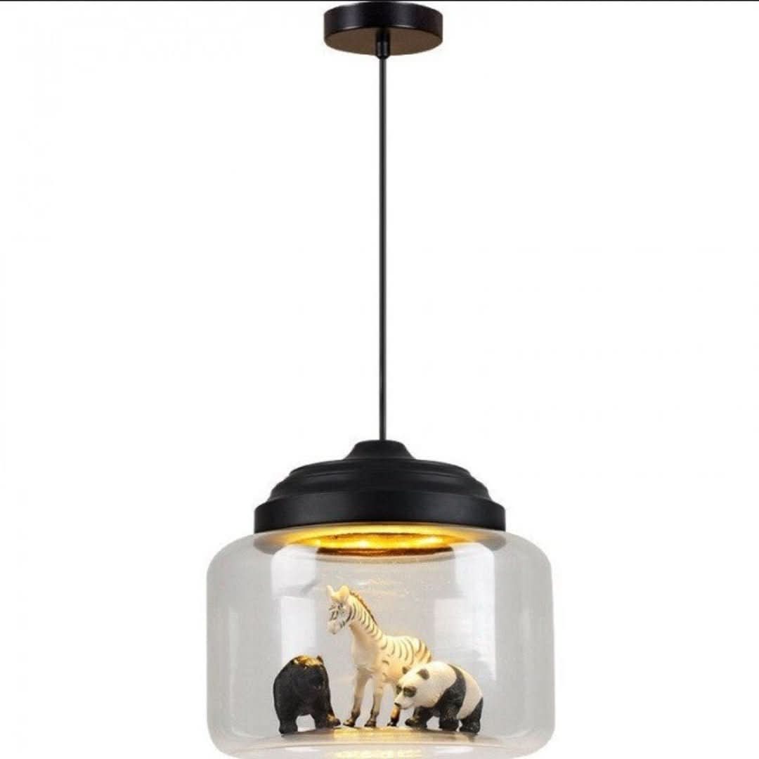 Skanto | Smaller Zoo | Pendellampe med glasskjerm