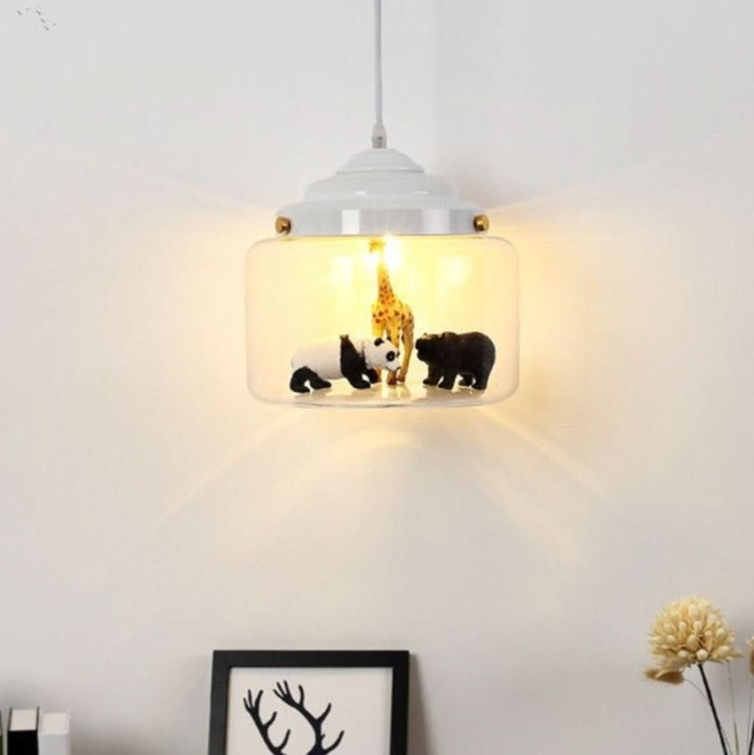 Skanto | Smaller Zoo | Pendellampe med glasskjerm