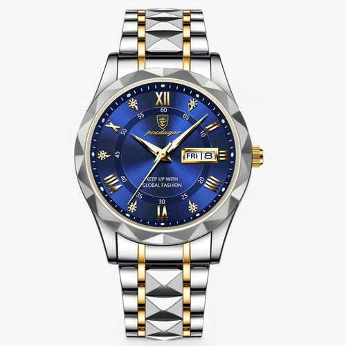 Herre Automatisk Klokke Klassisk Lærreim 40mm | Skanto