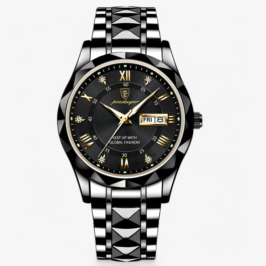 Herre Automatisk Klokke Klassisk Lærreim 40mm | Skanto