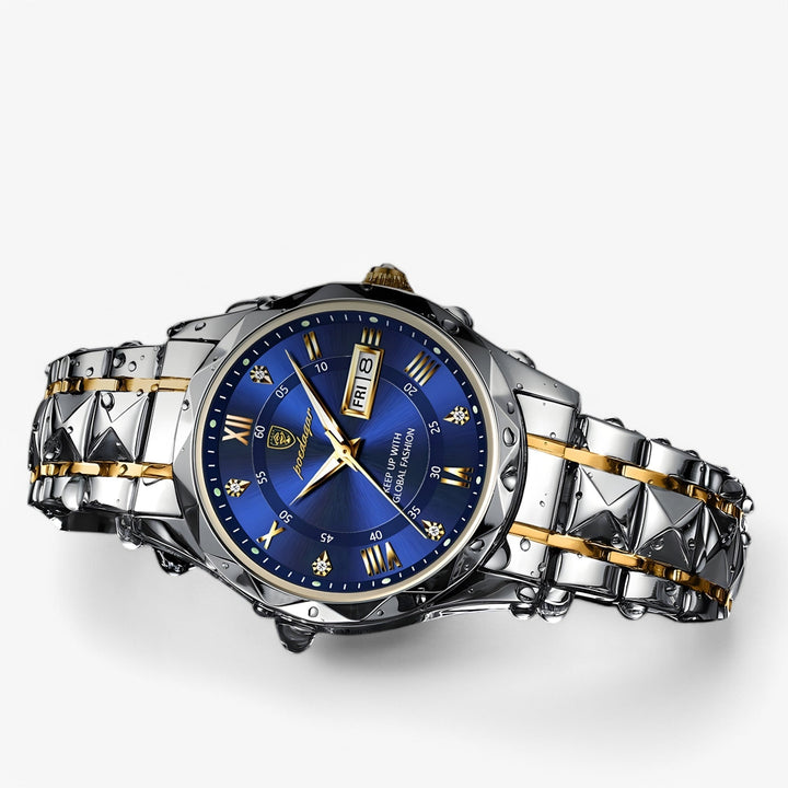 Herre Automatisk Klokke Klassisk Lærreim 40mm | Skanto