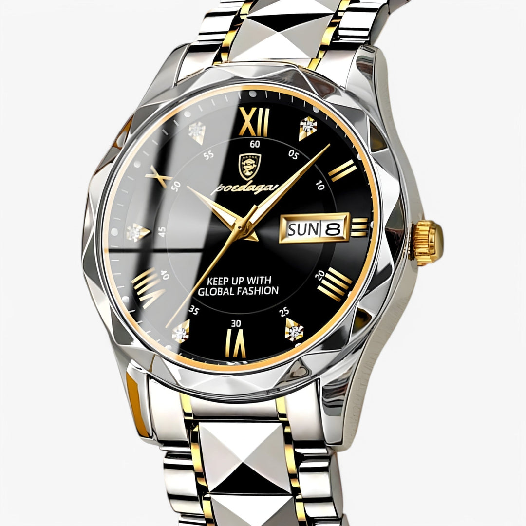 Herre Automatisk Klokke Klassisk Lærreim 40mm | Skanto