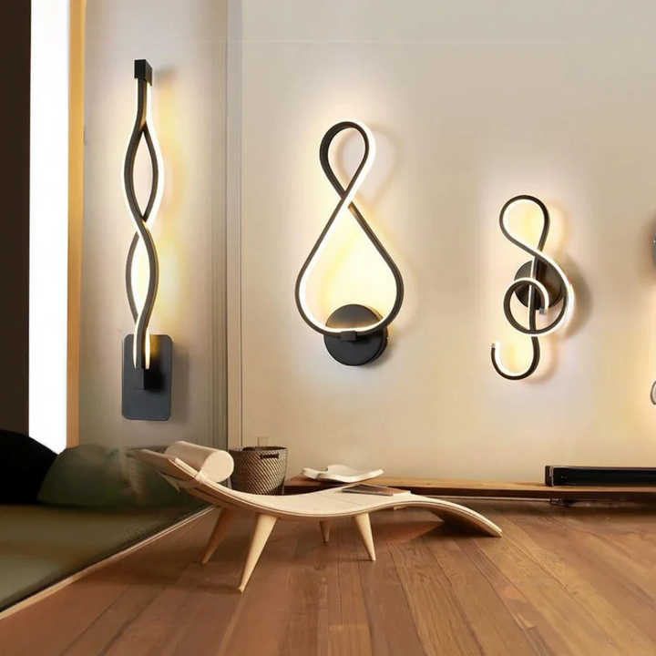 ÉclatHarmonieux – Elegant Vegglampe for en Avslappende Atmosfære Skanto
