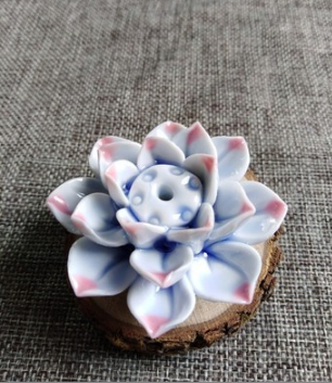 LotusBloom Røkelseholder - Elegant Dufttilbehør for Hjemmet Skanto