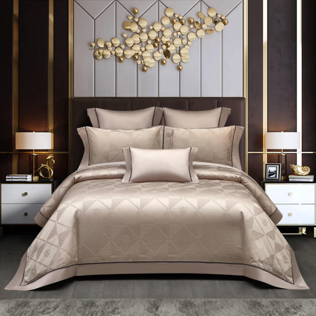 Lounge Duvet Cover Set – 1000 TC egyptisk bomull med Art Deco-design | Skanto