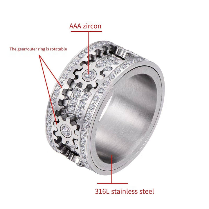 Skanto | Lucky Turn Zirkon Ring