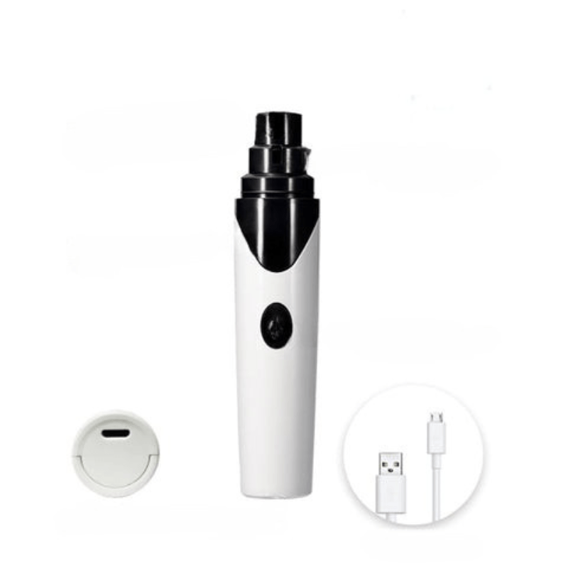 Skanto | LUCKYNAIL – Stille elektrisk kjæledyrklipper med USB oppladbart batteri