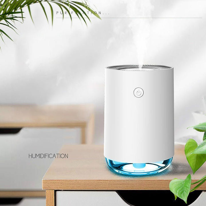 Skanto | MistFris Mini Luftfukter – Hviske-stille og USB-drevet (2W)