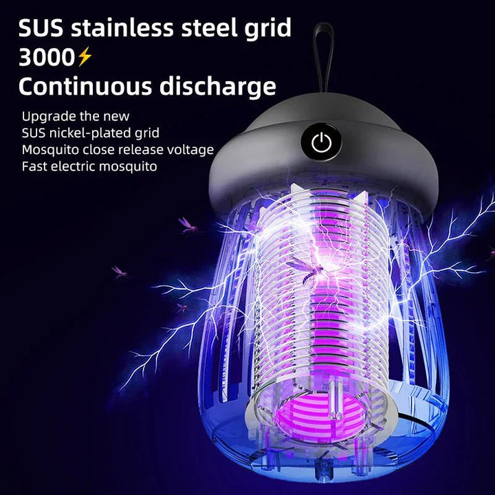 Skanto | SilentZap – Stille UV myggdreperlampe for innendørs og utendørs bruk