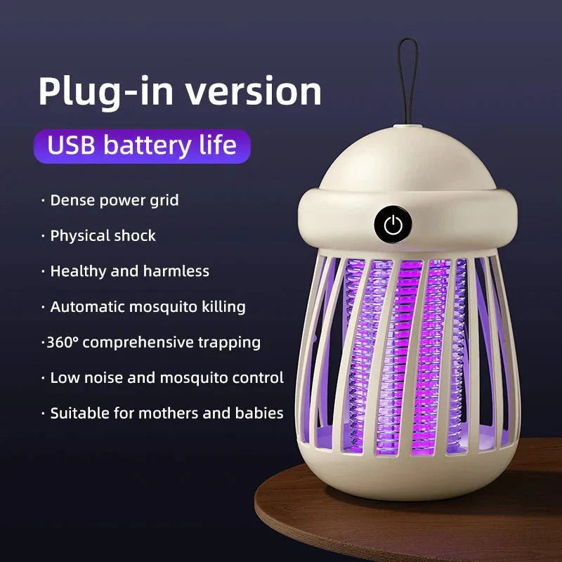 Skanto | SilentZap – Stille UV myggdreperlampe for innendørs og utendørs bruk