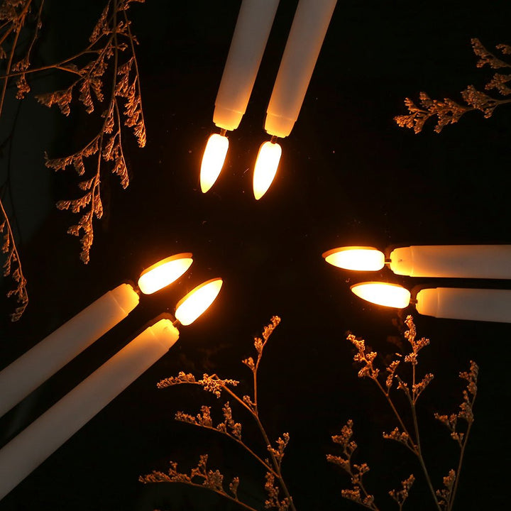 Skanto | FLAMORA – LED taper stearinlys med fjernkontroll & timer