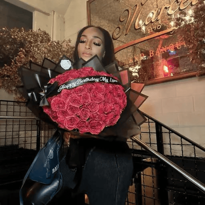 Skanto | Fleurion Forever Bloom Rose | ekte konserverte glitterrose for romantiske gaver og hjemmedekorasjon