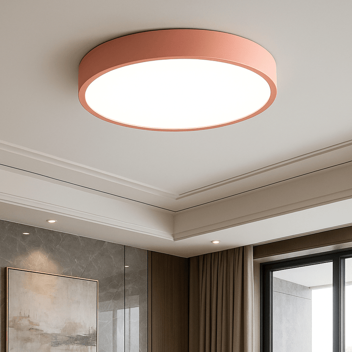 Rund LED Flush Taklampe | Skanto