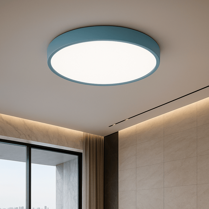 Rund LED Flush Taklampe | Skanto