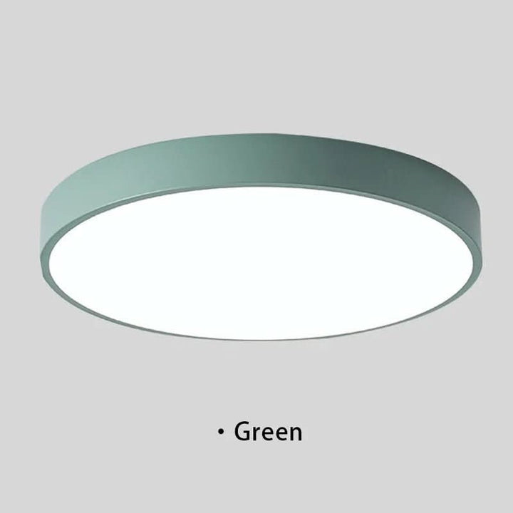 Rund LED Flush Taklampe | Skanto