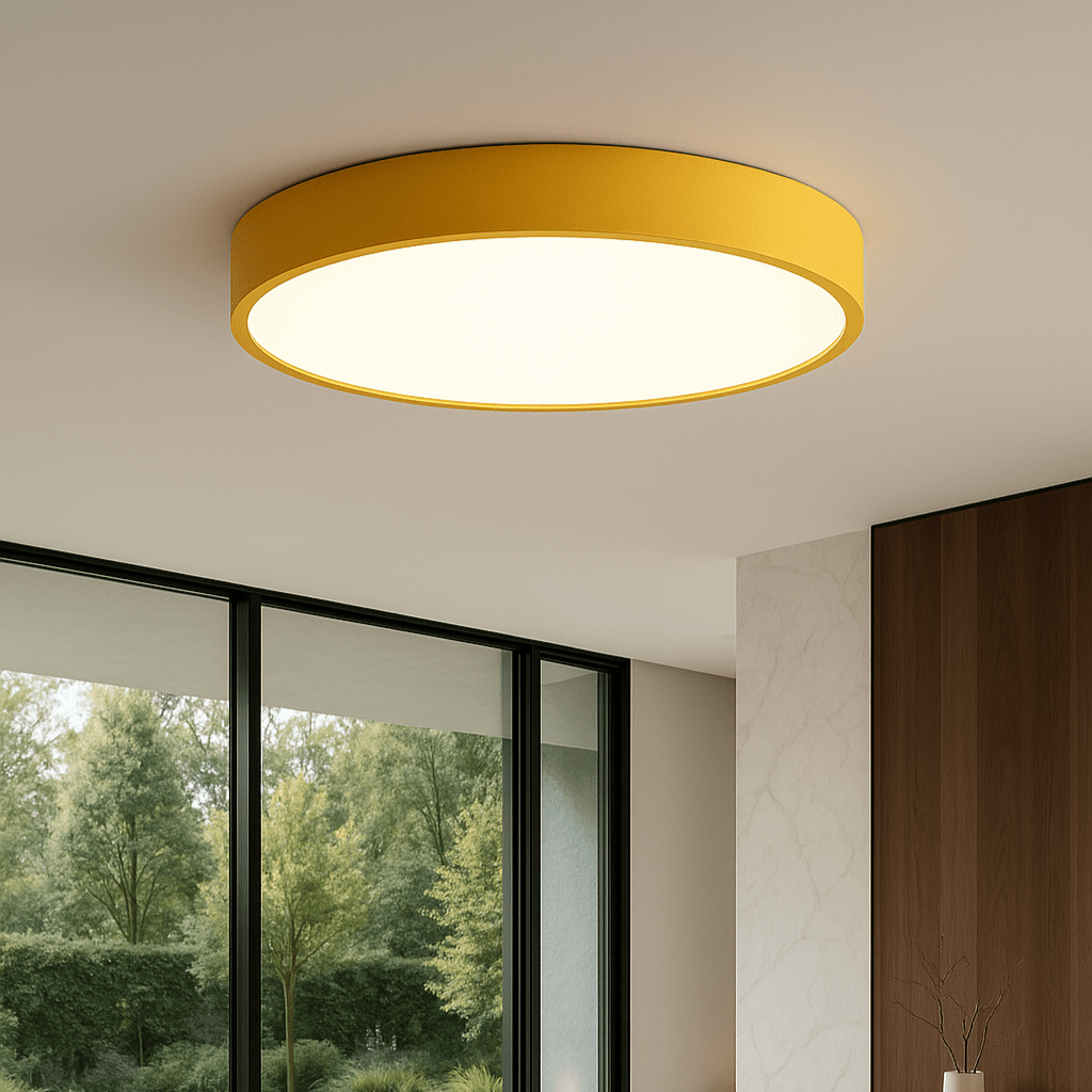 Rund LED Flush Taklampe | Skanto